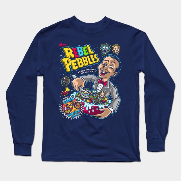 Rebel Pebbles Long Sleeve T-Shirt by CoDDesigns